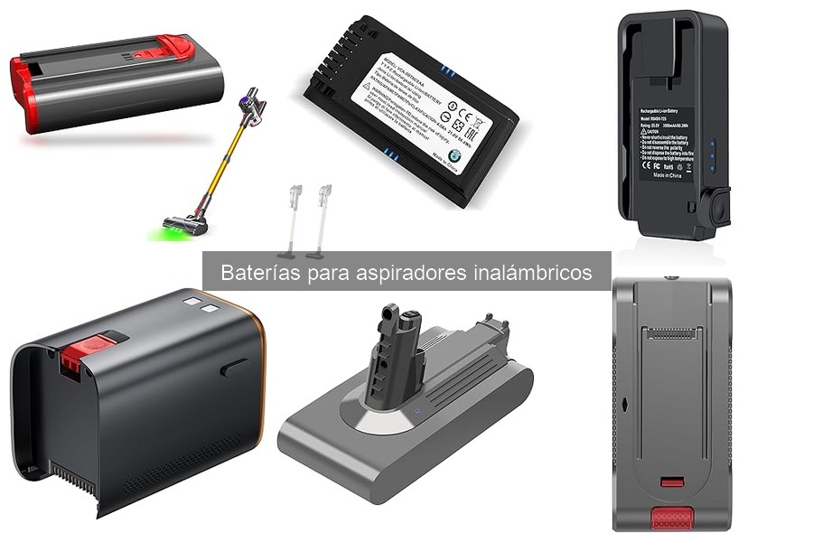 Mejores baterías para aspiradores inalámbricos según opiniones