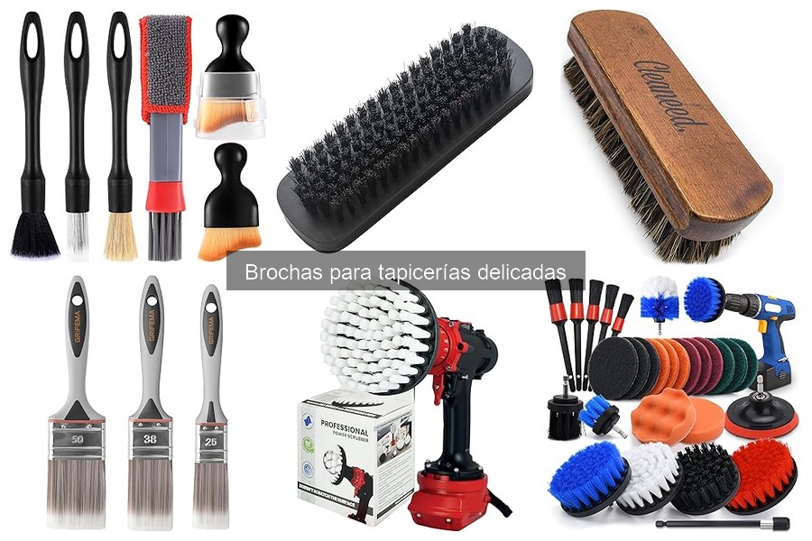 Mejores brochas para tapicerías delicadas en 2023
