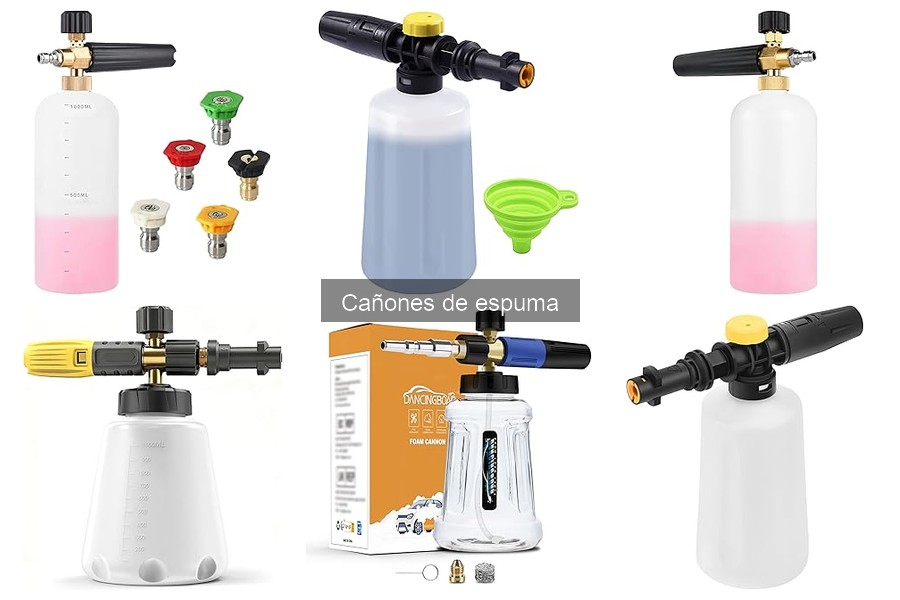Mejores cañones de espuma para coches en 2023: Comparativa