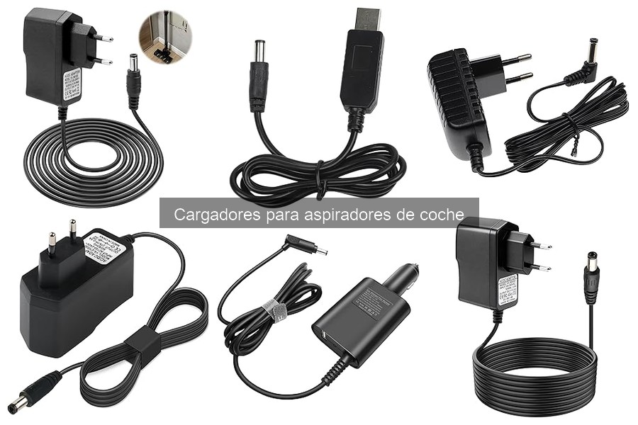 Mejores cargadores para aspiradores de coche: marcas y modelos
