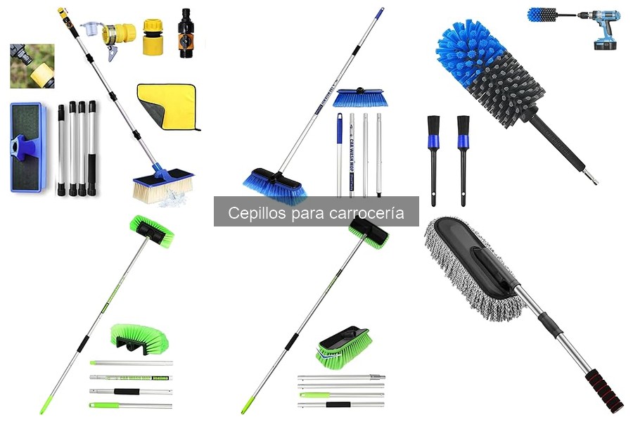 Mejores cepillos para carrocería según el tipo de pintura