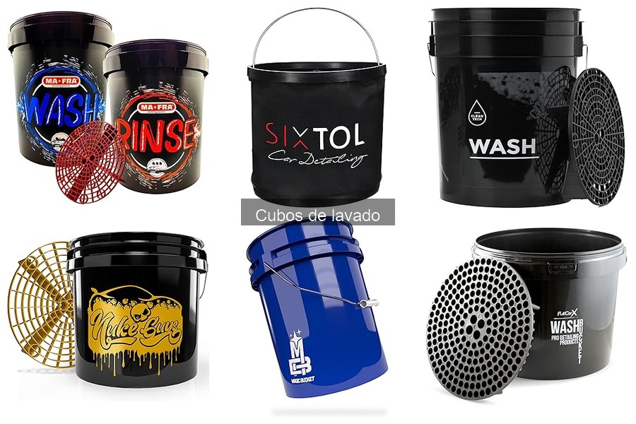 Mejores cubos de lavado para coches según reseñas de usuarios