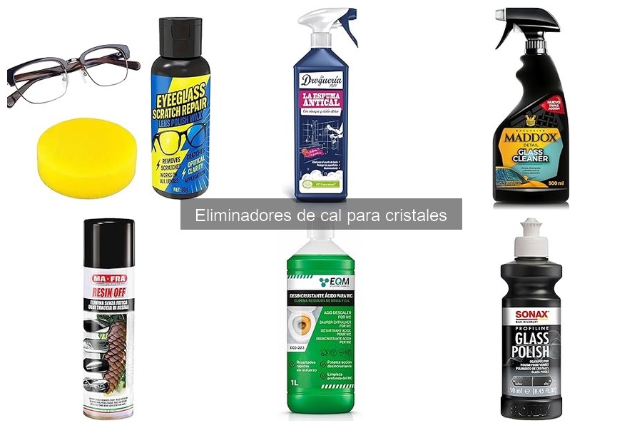 Mejores eliminadores de cal para cristales según usuarios