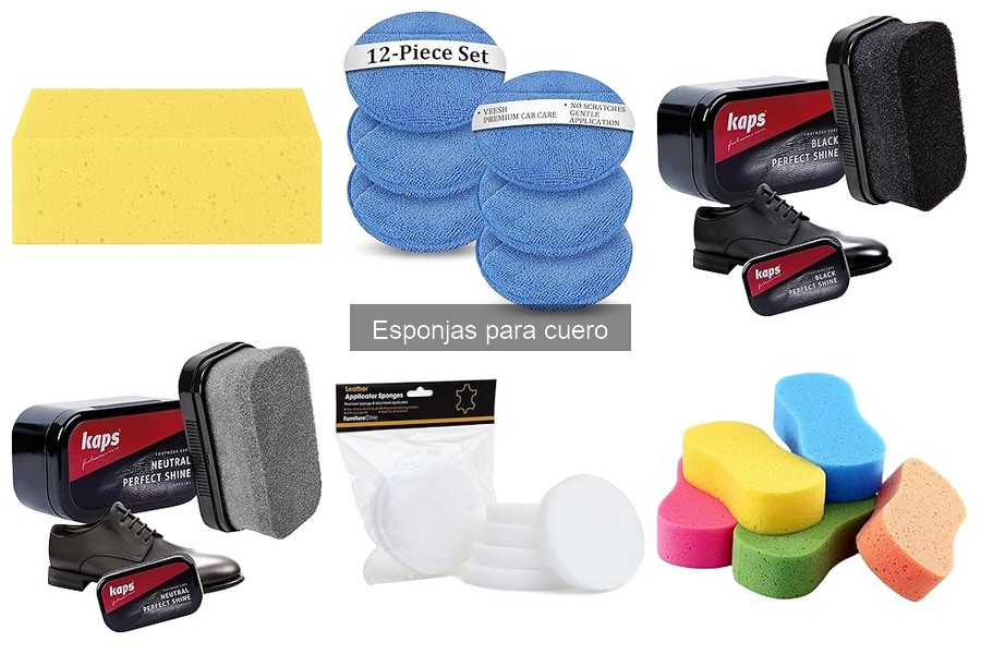 Mejores esponjas para cuero según valoraciones de usuarios