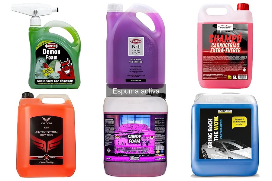 Mejores espumas activas para coches oscuros: guía de compra
