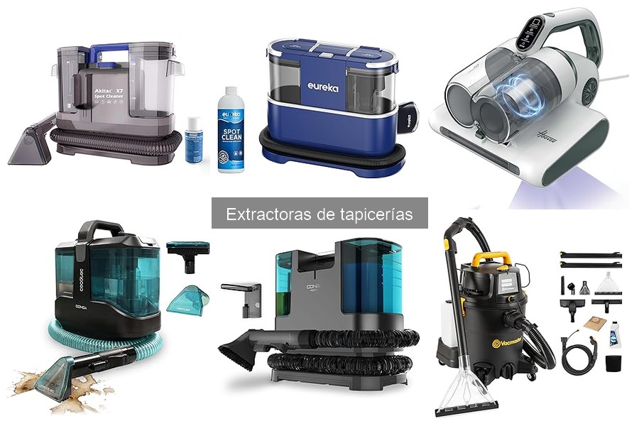 Mejores extractoras de tapicerías 2023: Comparativa y precios