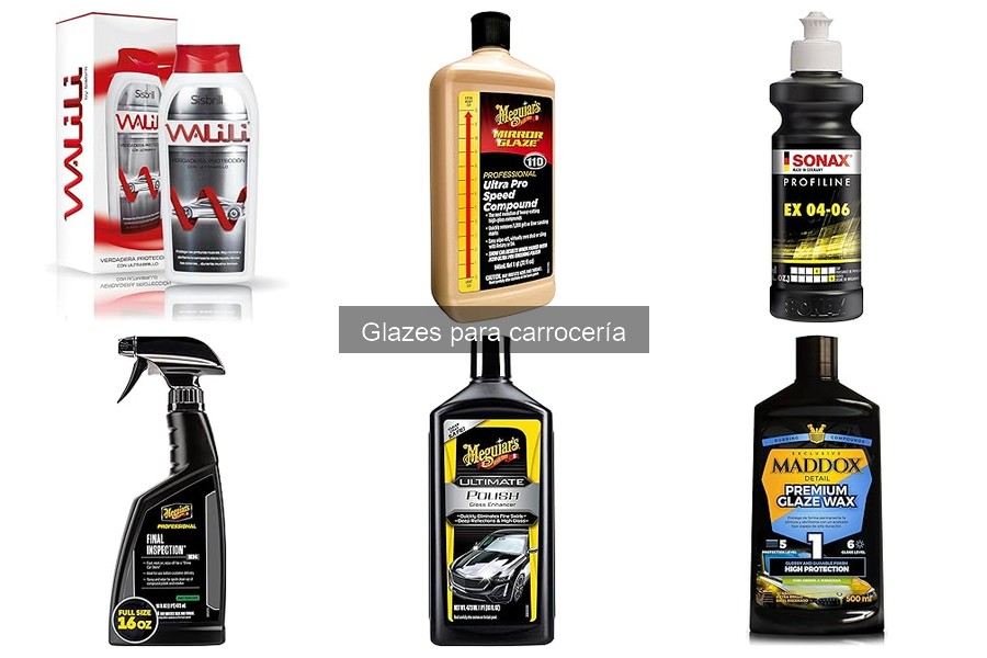 Mejores glazes para coche según el tipo de pintura