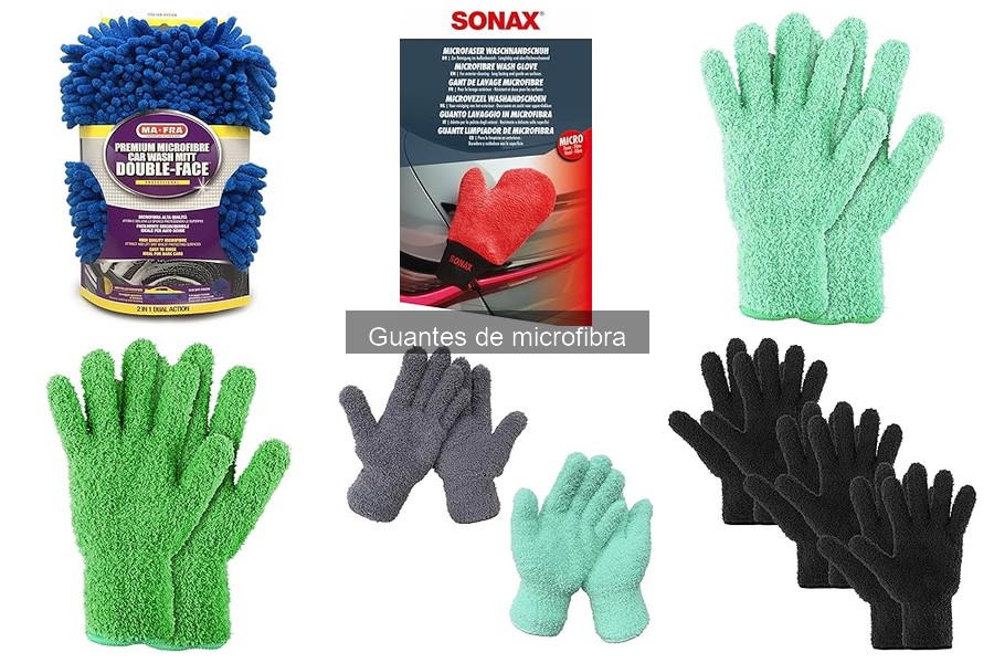 Mejores guantes de microfibra para el detalle de coches