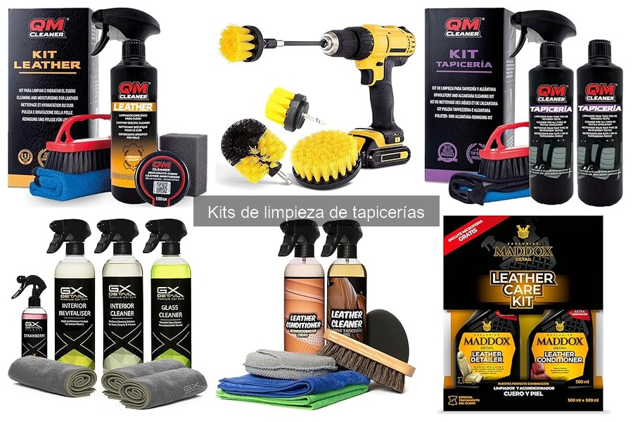 Mejores kits de limpieza de tapicerías para coches con niños