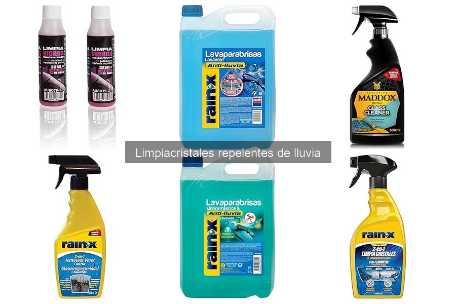 Mejores limpiacristales repelentes de lluvia para climas húmedos