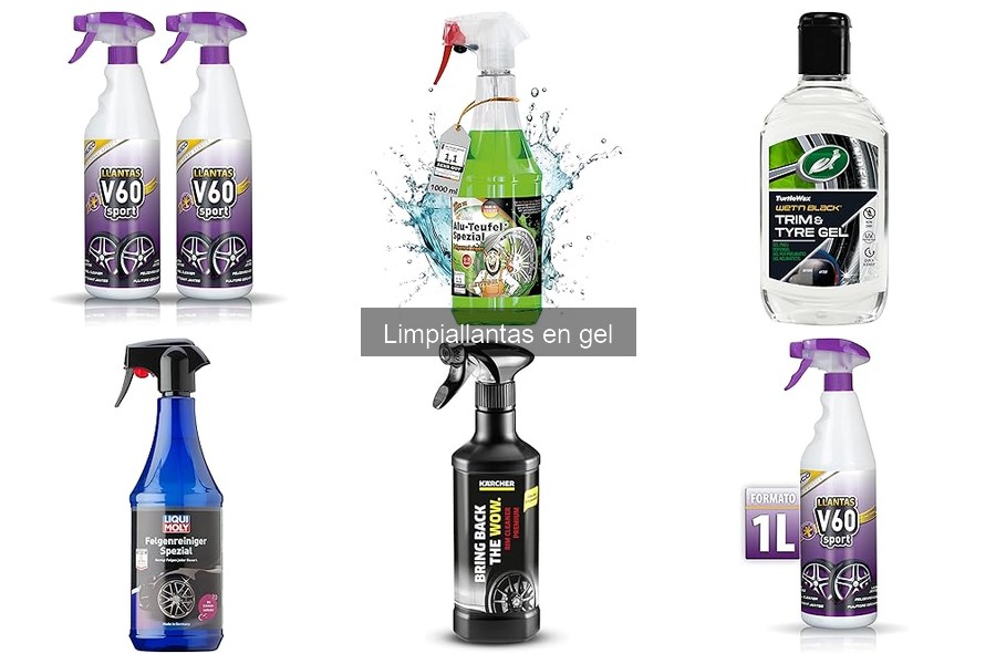 Mejores limpiadores de llantas en gel para coches deportivos