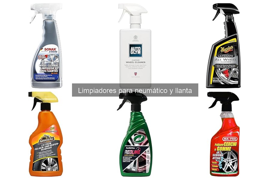 Mejores limpiadores para neumáticos y llantas según usuarios
