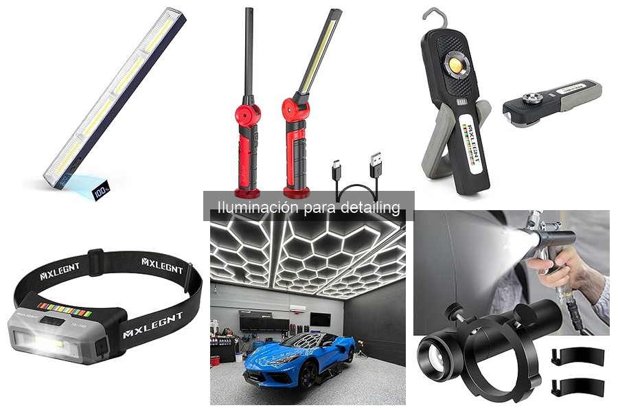 Mejores luces LED para detailing de coches: guía completa