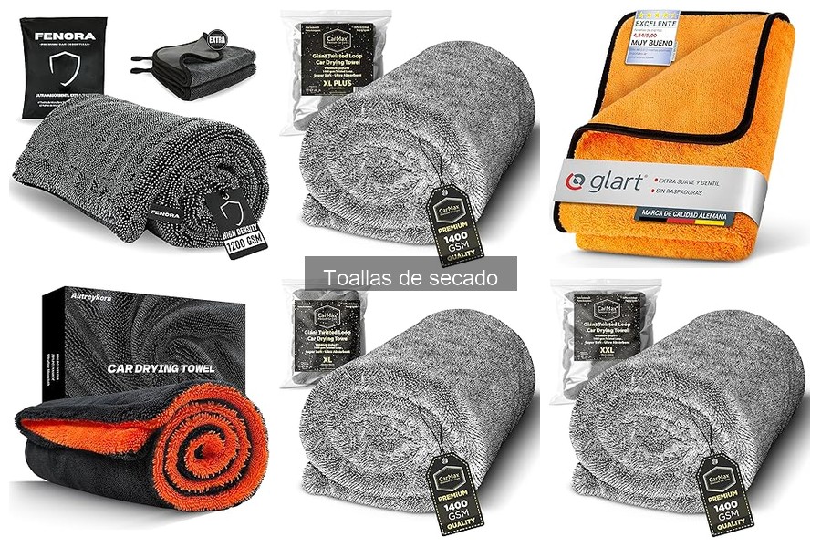 Mejores lugares para comprar toallas de secado de coche baratas