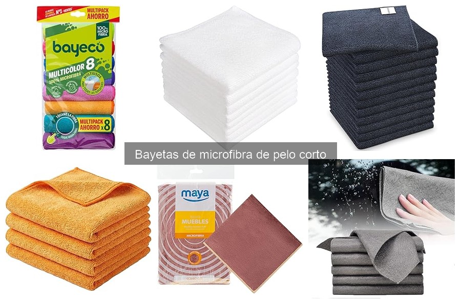 Mejores marcas de bayetas de microfibra de pelo corto para coches