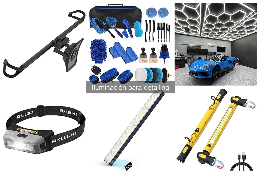 Mejores marcas de iluminación para detailing de coches