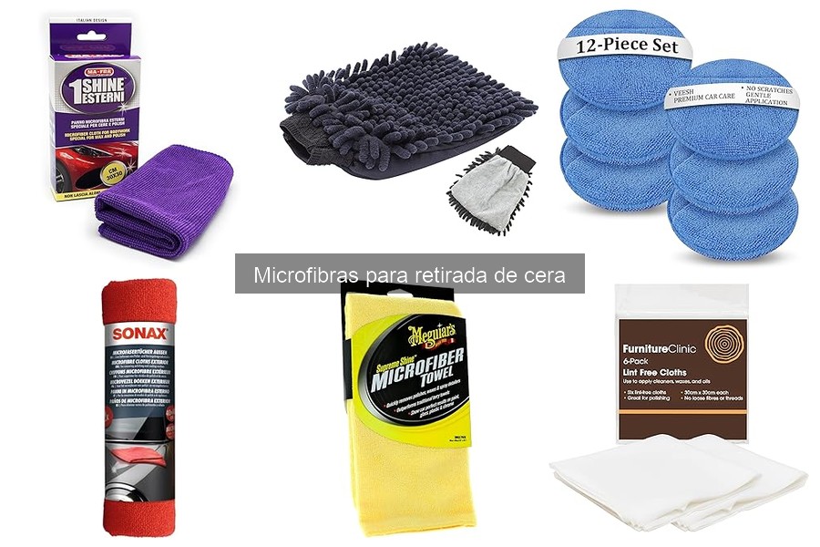 Mejores marcas de microfibras para retirar cera del coche