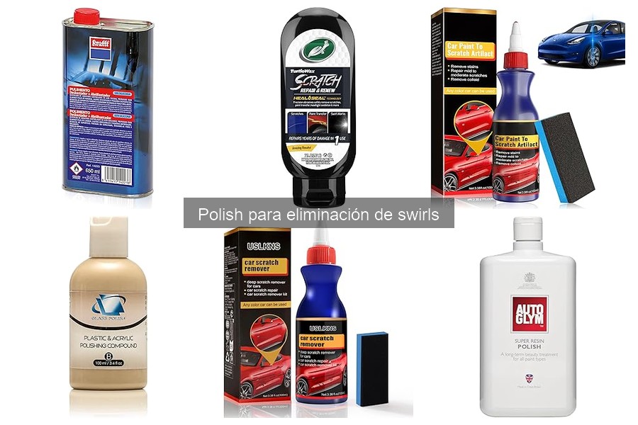 Mejores marcas de polish para eliminar swirls del coche