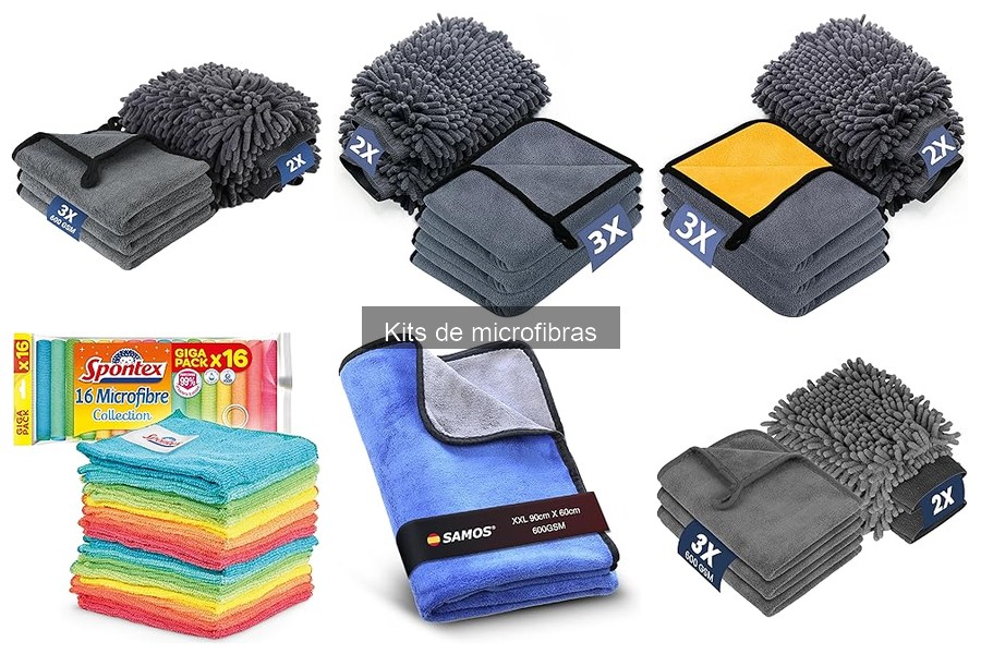 Mejores Ofertas y Precios de Kits de Microfibras para Coche
