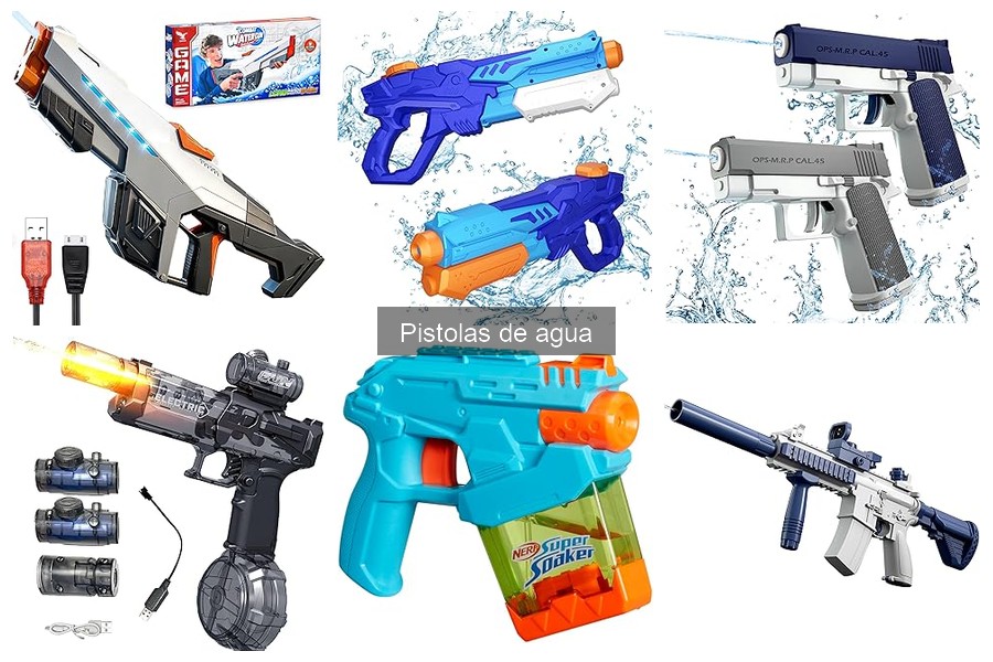 Mejores pistolas de agua para niños en 2023: comparativa segura