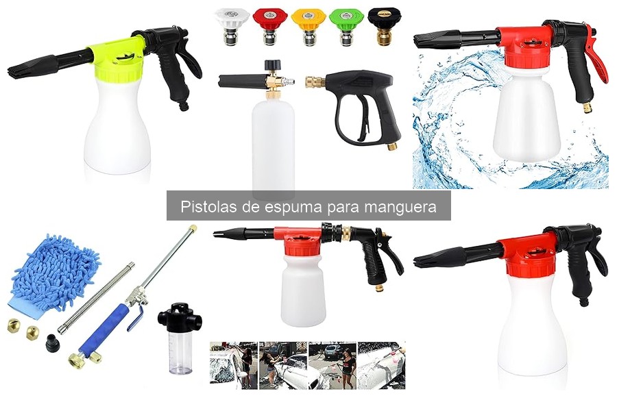 Mejores pistolas de espuma para manguera en 2023