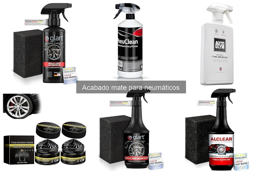 Mejores prácticas para mantener el acabado mate en neumáticos