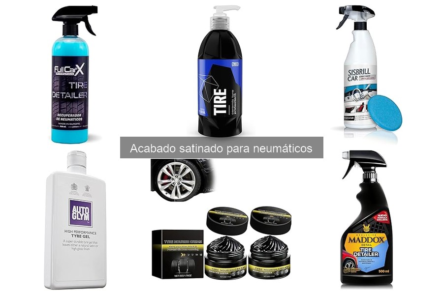 Mejores Productos para Acabado Satinado en Neumáticos