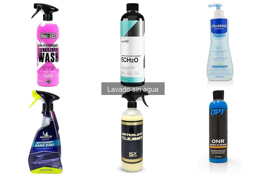 Mejores productos para lavado sin agua en 2023