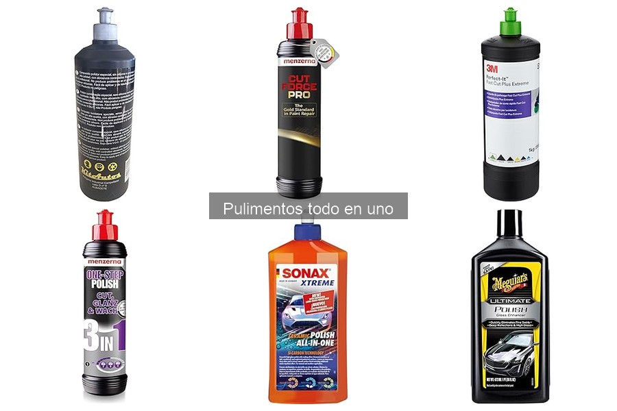 Mejores pulimentos todo en uno para coches oscuros