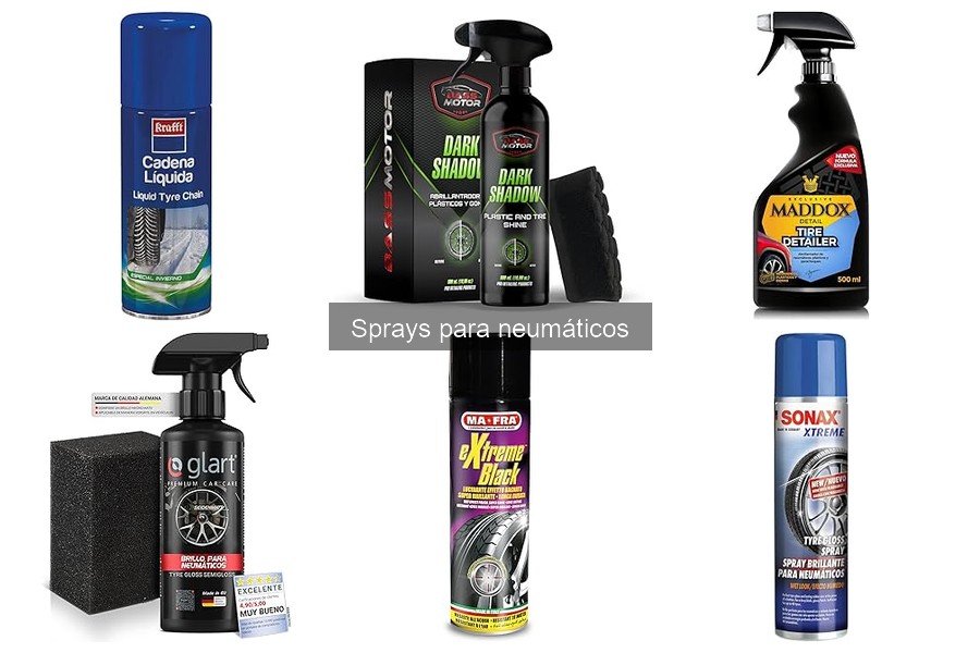 Mejores sprays para neumáticos en 2023: Comparativa y opiniones