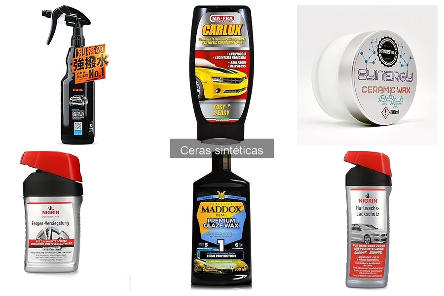 Ofertas y precios de ceras sintéticas para coches