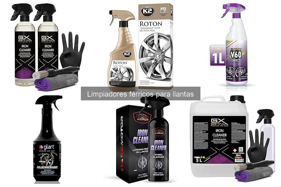Ofertas y precios de limpiadores férricos para llantas