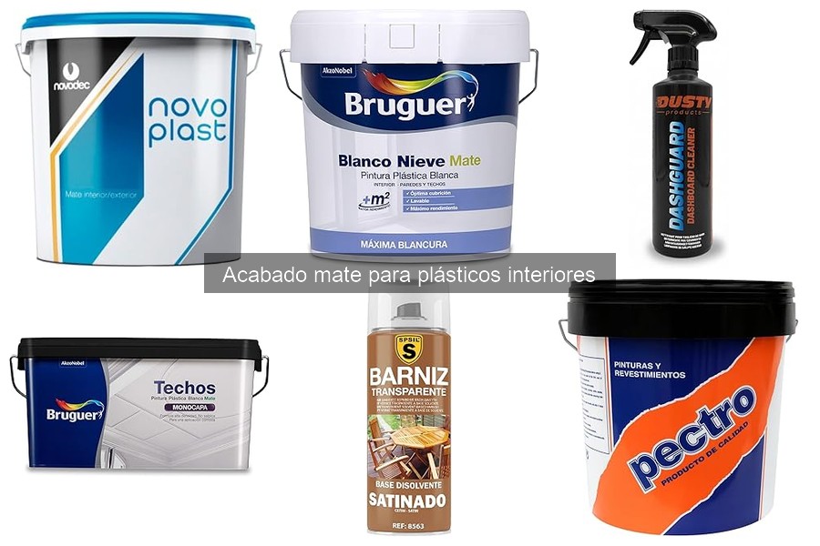 Opiniones sobre acabados mate para plásticos interiores