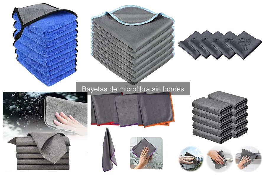 Opiniones sobre Bayetas de Microfibra Sin Bordes