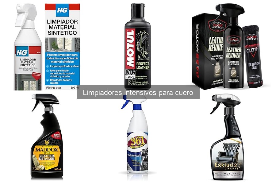 Opiniones sobre Limpiadores Intensivos para Cuero