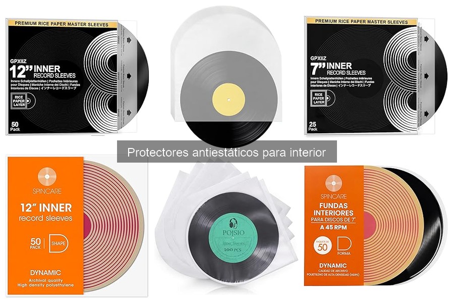 Opiniones sobre protectores antiestáticos para discos LP