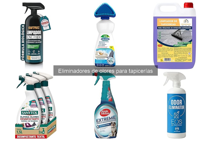 ¿Por qué persiste el olor tras usar eliminador de tapicerías?