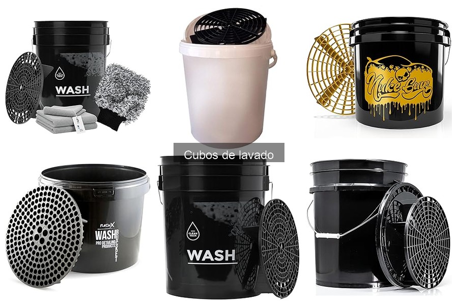 Precio promedio de cubos de lavado para coches