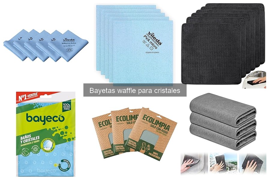Precios de bayetas waffle para cristales y dónde comprarlas