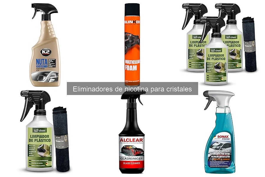 Precios de eliminadores de nicotina para cristales: compara