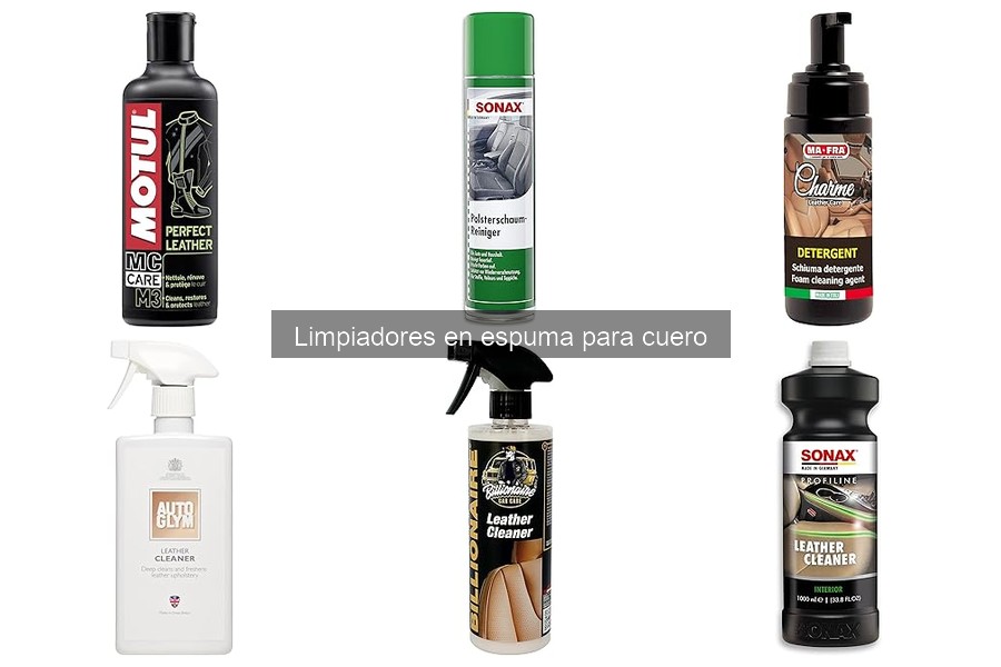Precios de Limpiadores en Espuma para Cuero: Análisis Completo