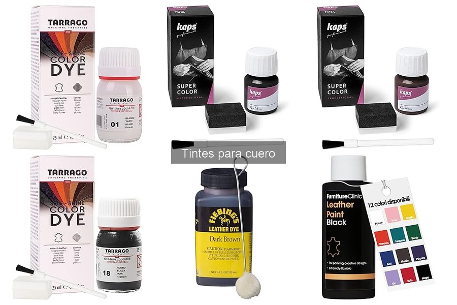 Precios de tintes para cuero: guía de rangos y opciones