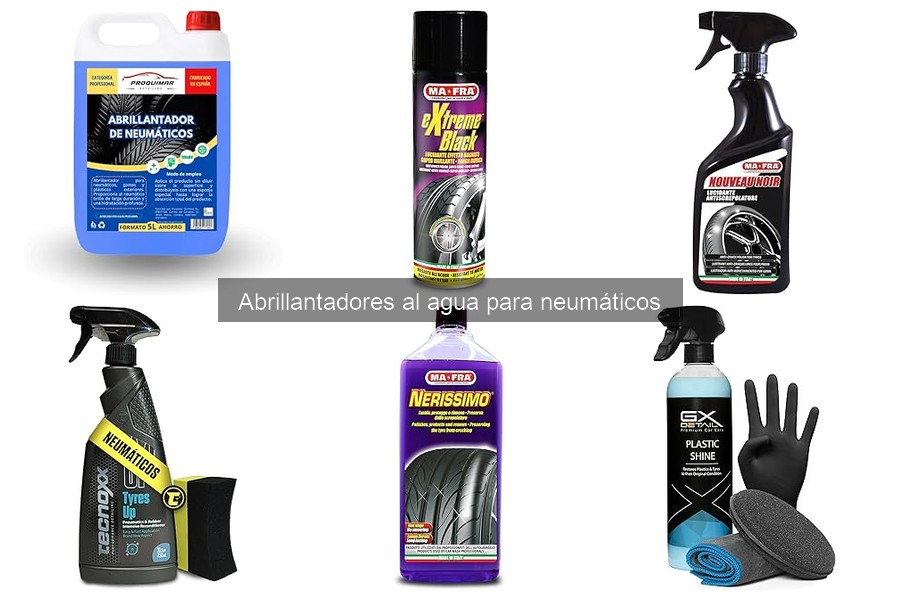 Preguntas Frecuentes sobre Abrillantadores al Agua para Neumáticos