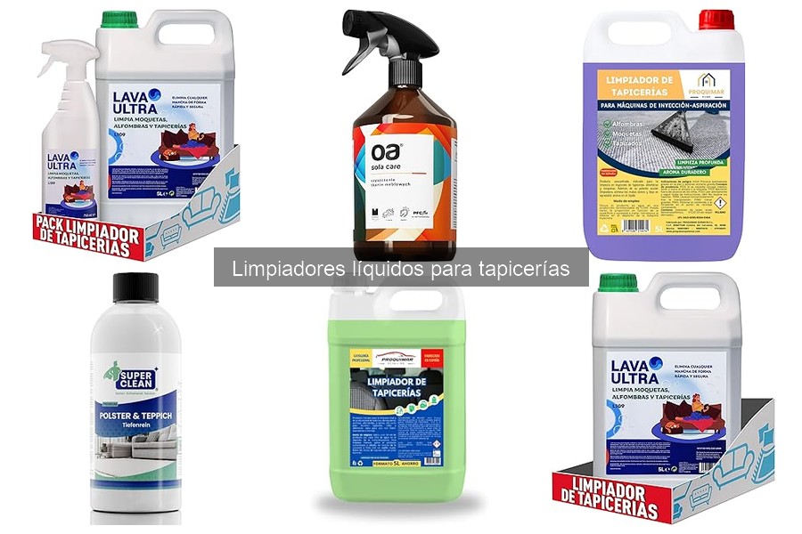 Problemas comunes al usar limpiadores líquidos para tapicerías