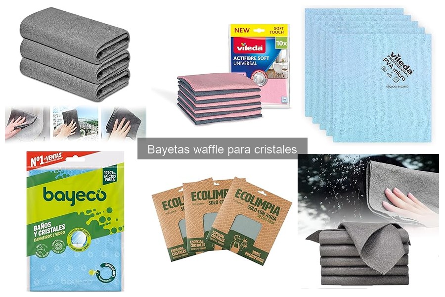 Problemas comunes con bayetas waffle para cristales y soluciones