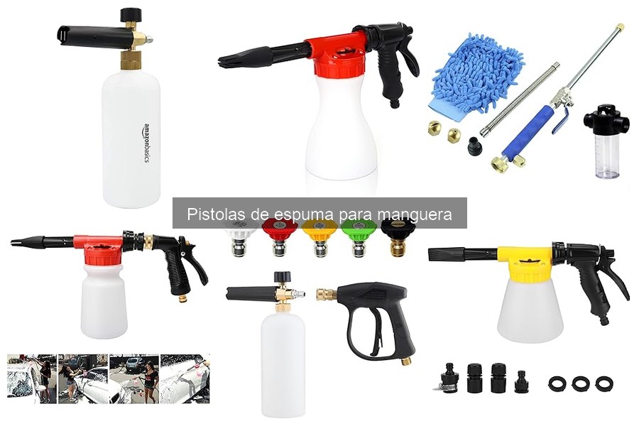 Problemas comunes con pistolas de espuma para manguera