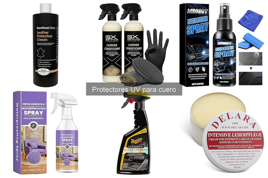 Protectores UV: ¿Afectan el color del cuero?