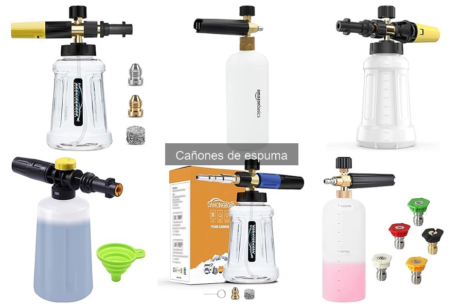¿Qué es un cañón de espuma? Características y funcionamiento