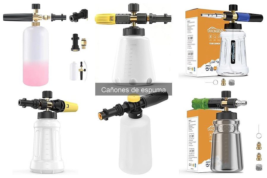 ¿Qué es un cañón de espuma y cómo funciona en el lavado de coches?