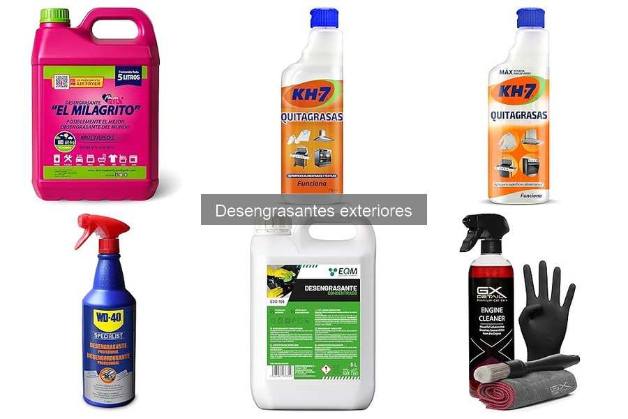 ¿Qué es un desengrasante exterior para coches?